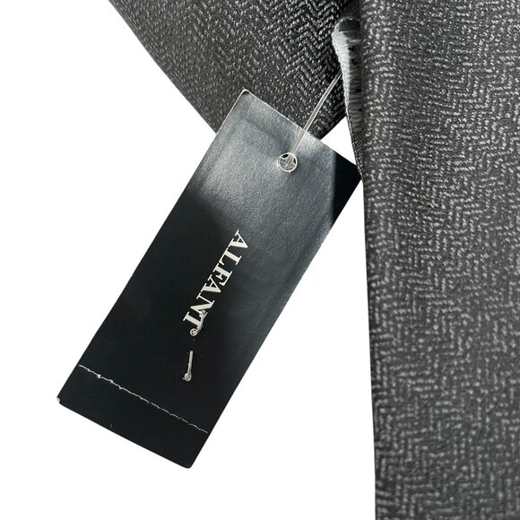 Mens Gift Set Perry Ellis Belt Alfani Tie Argyle Socks Sakkas Gray Black NWT - Picture 6 of 10